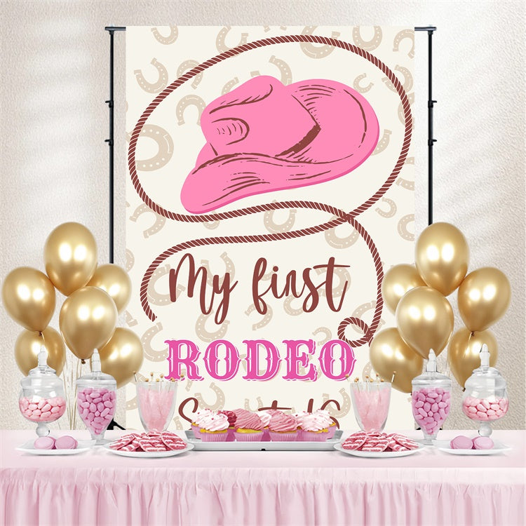 Custom Made Birthday Backdrops Sweet 16 Rodeo Cowgirl Backdrop UK BRP3-39