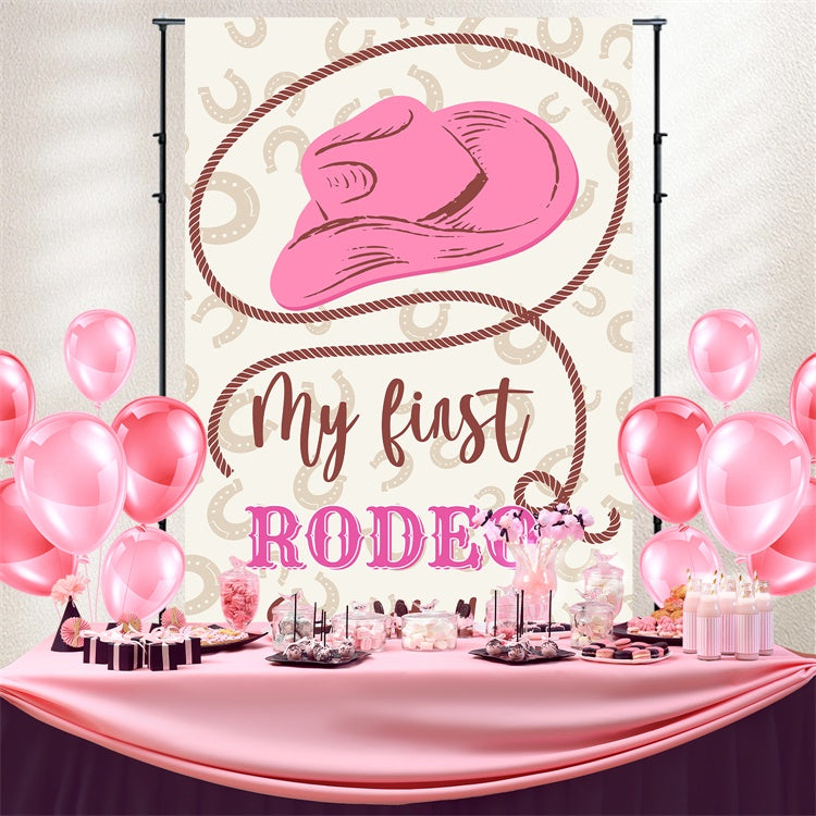 Custom Made Birthday Backdrops Sweet 16 Rodeo Cowgirl Backdrop UK BRP3-39