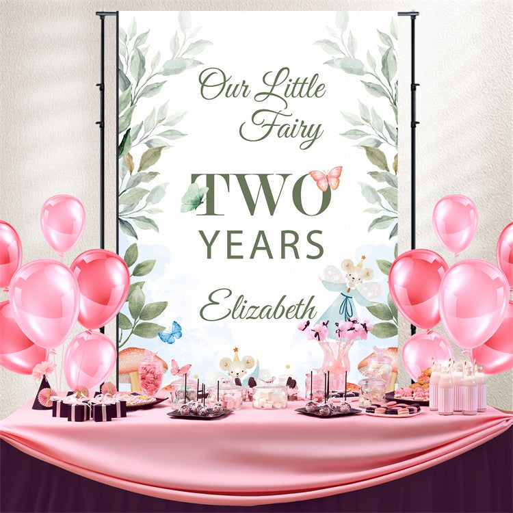 Customized Birthday Backdrop Enchanted Forest Fairy Tale Backdrop UK BRP3-59
