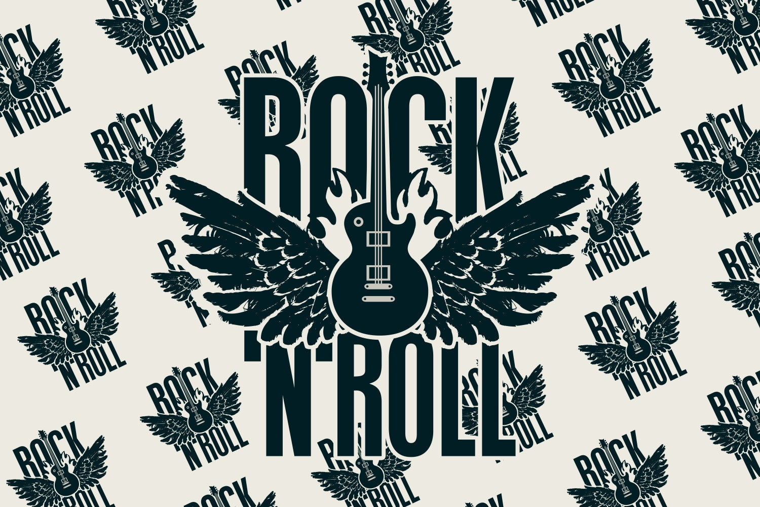 Festival Dance Backdrop Black Bold Rock Festival Backdrop UK BRP4-210