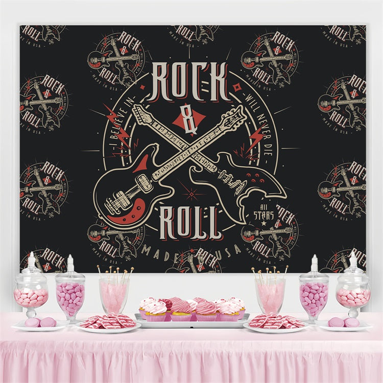 Classical Dance Backdrop Retro Rock Festival Vibe Backdrop UK BRP4-211