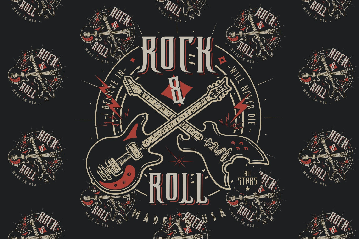 Classical Dance Backdrop Retro Rock Festival Vibe Backdrop UK BRP4-211