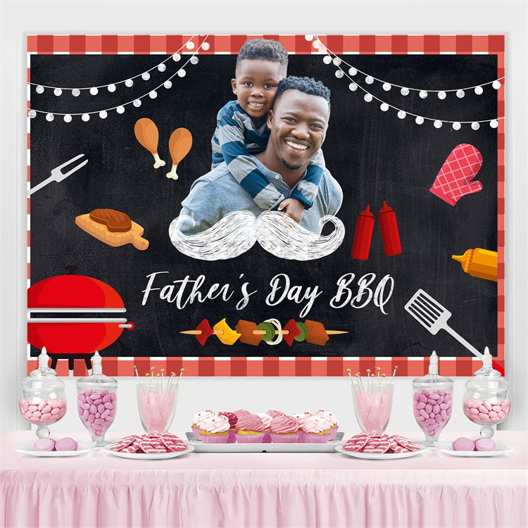 Father's Day Backdrop Classic Cookout Party Customized Backdrop UK BRP4-78