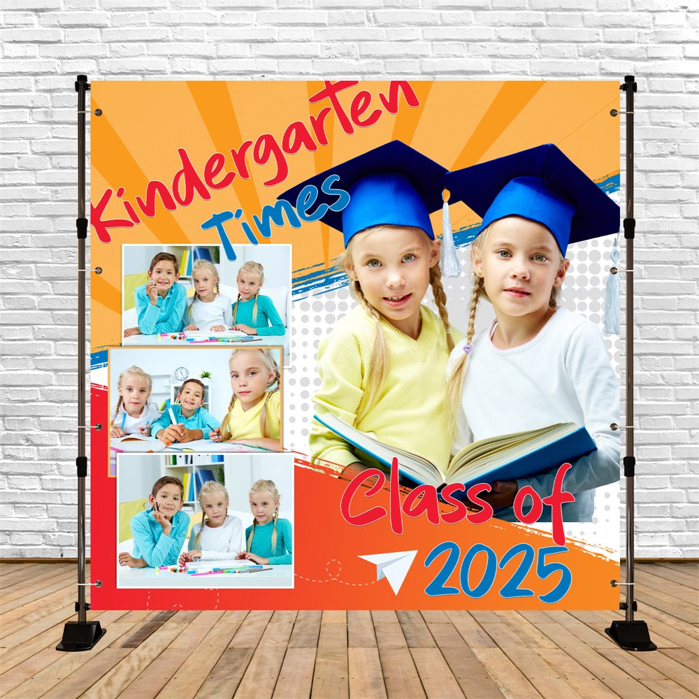 Graduation Backdrops School Memories Personalized Party Graduation Backdrop UK BRP5-225