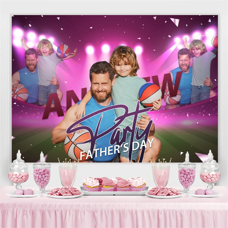 Father's Day Photo Backdrop Sports Moment Customized Backdrop UK BRP5-32