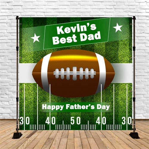Father's Day Backdrop Grassy Field Football Customized Backdrop UK BRP5-36