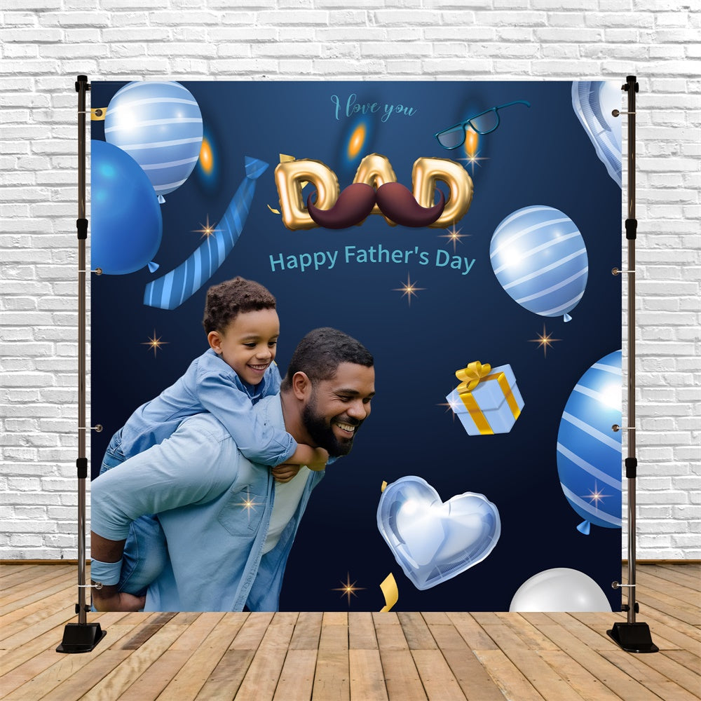 Backdrop Father's Day Balloon Letters Gift Personalized Backdrop UK BRP5-60