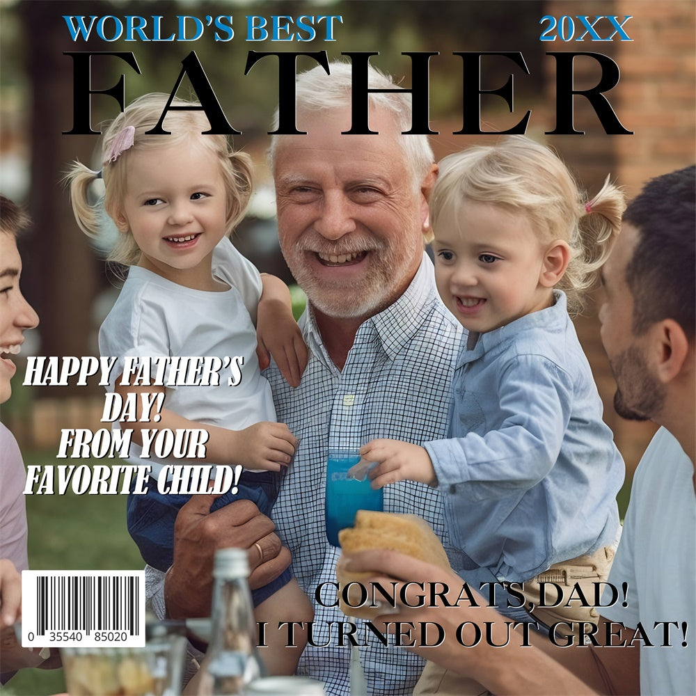 Fathers Day Backdrop Three Generations Picnic Custom Backdrop UK BRP5-67