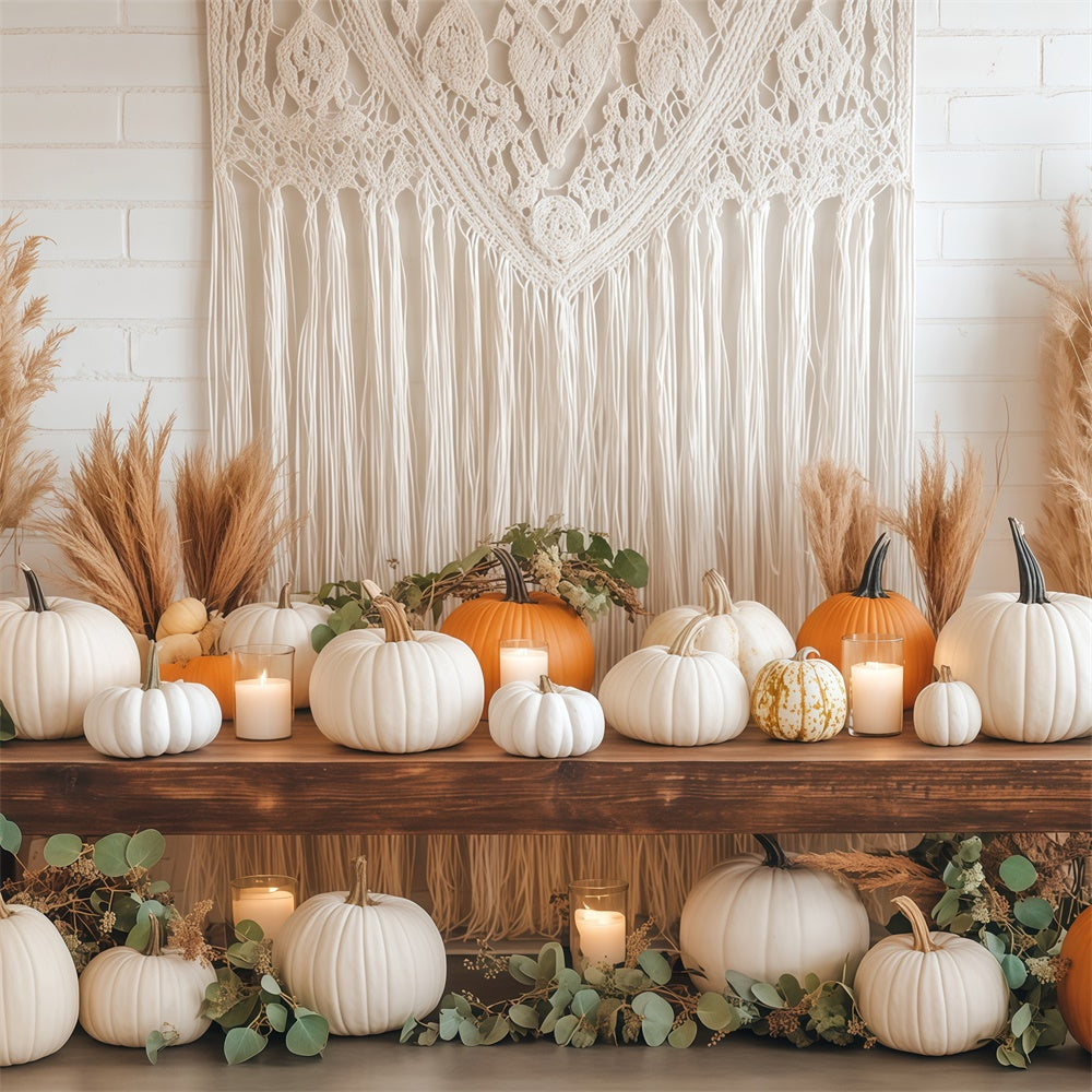 Bohemian Backdrop Macrame Harvest Display Fall Backdrop UK BRP57-197