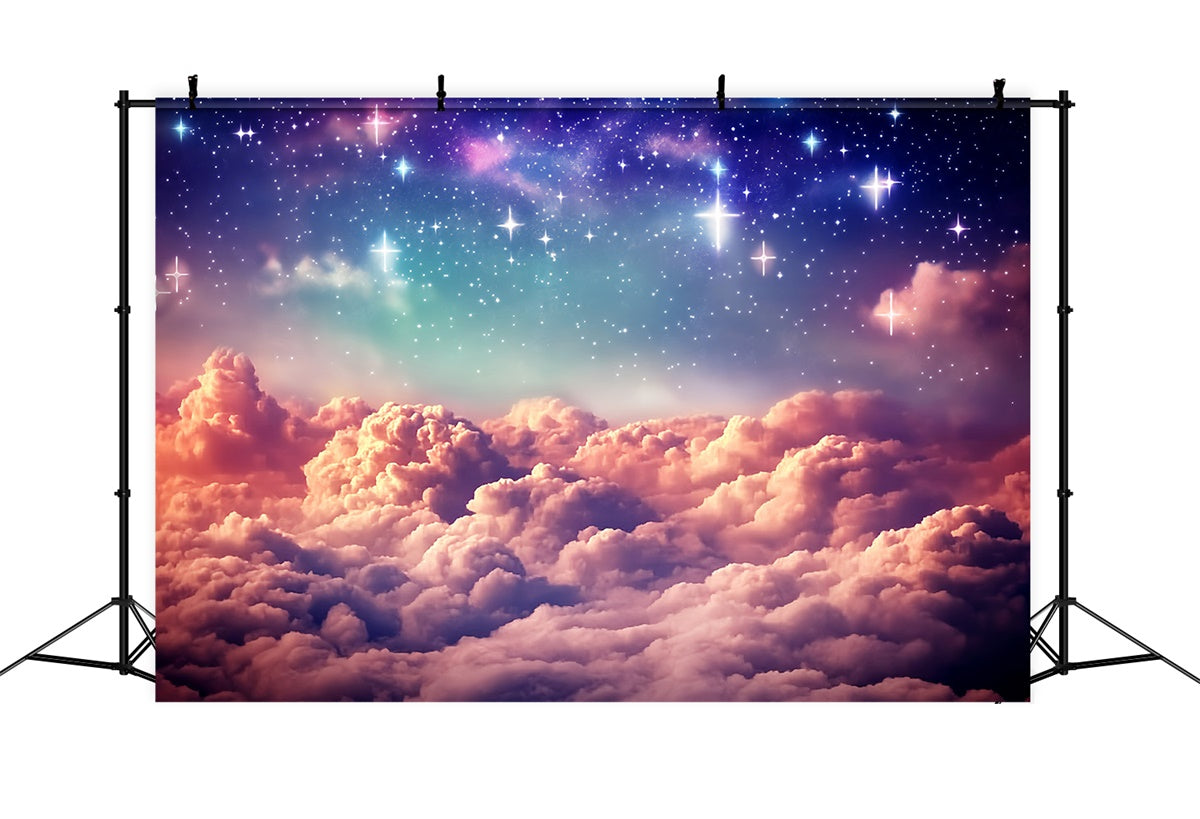 Starry Sky Backdrop Twilight Starburst Cloud Backdrop UK BRP57-207
