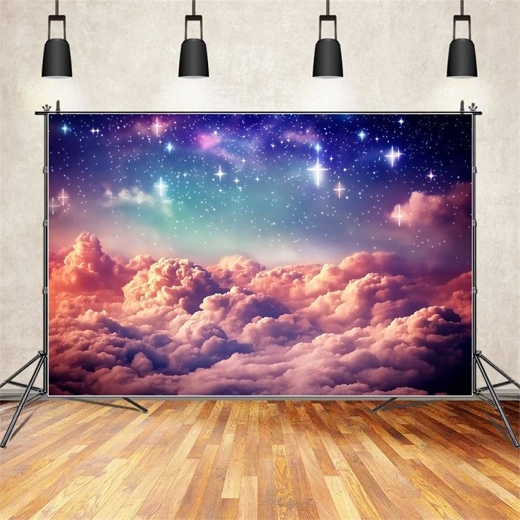 Starry Sky Backdrop Twilight Starburst Cloud Backdrop UK BRP57-207