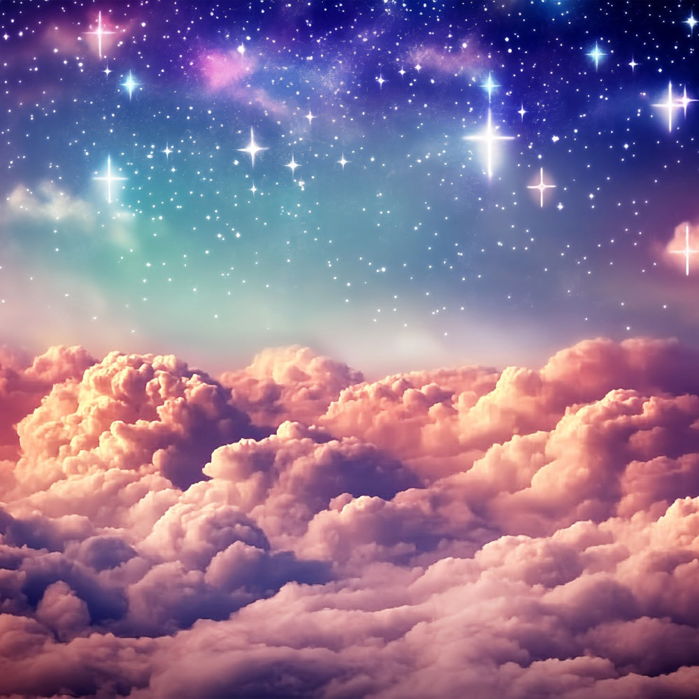 Starry Sky Backdrop Twilight Starburst Cloud Backdrop UK BRP57-207