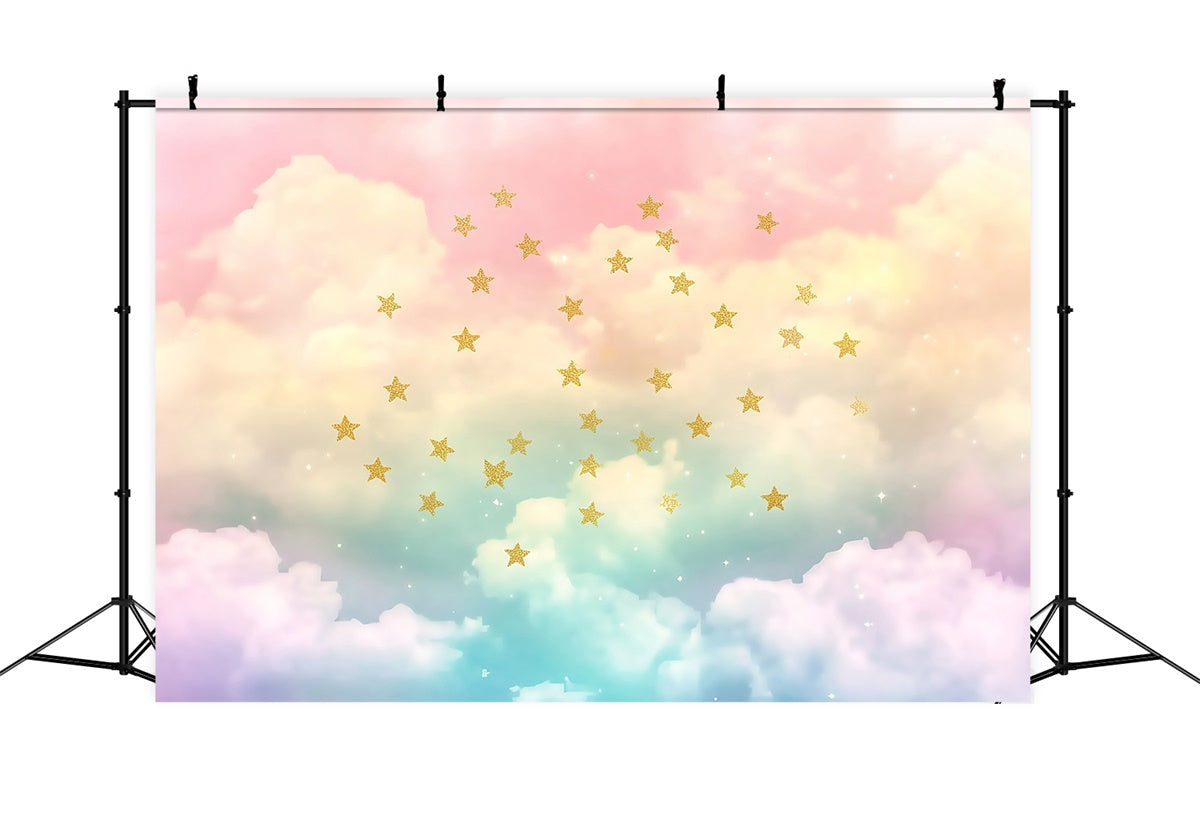 Cloud Backdrops Pastel Cloud Sparkle Backdrop UK BRP57-210