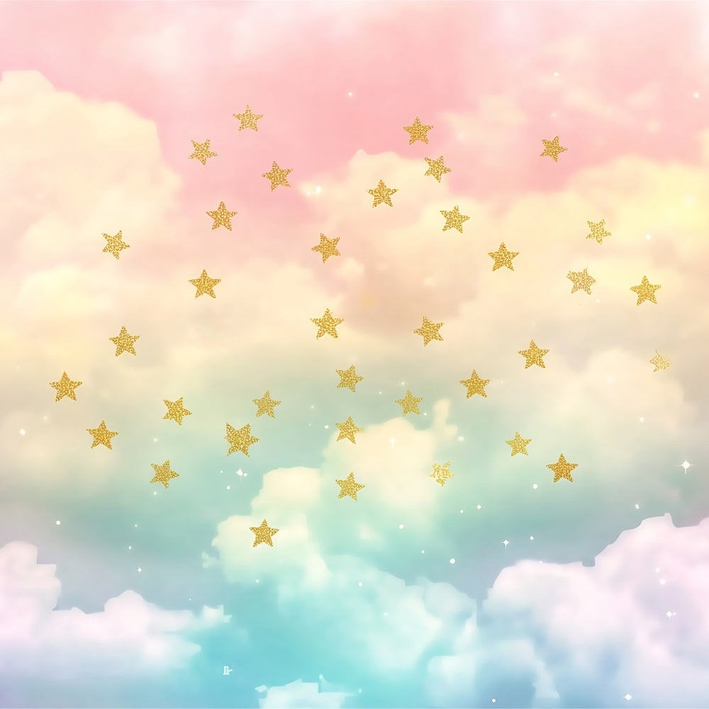 Cloud Backdrops Pastel Cloud Sparkle Backdrop UK BRP57-210