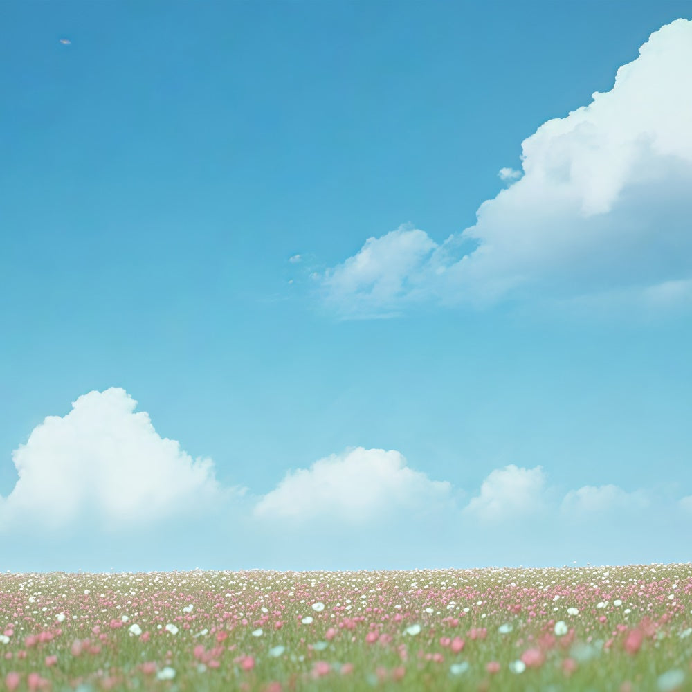 Blue Sky Backdrop Sunshine Wild Bloom Backdrop UK BRP57-225