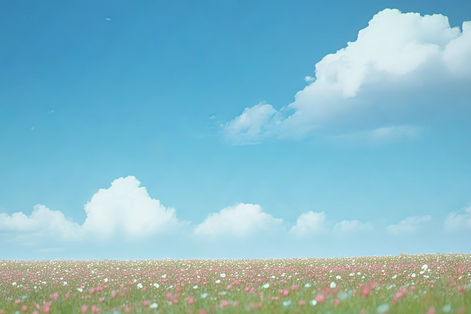 Blue Sky Backdrop Sunshine Wild Bloom Backdrop UK BRP57-225