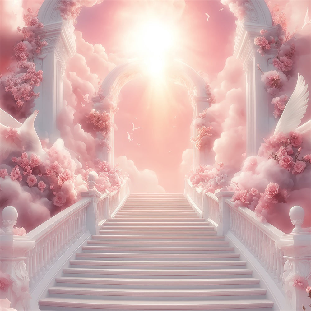 Cloud Backdrop Photography Angel Garden Gate Backdrop UK BRP57-226