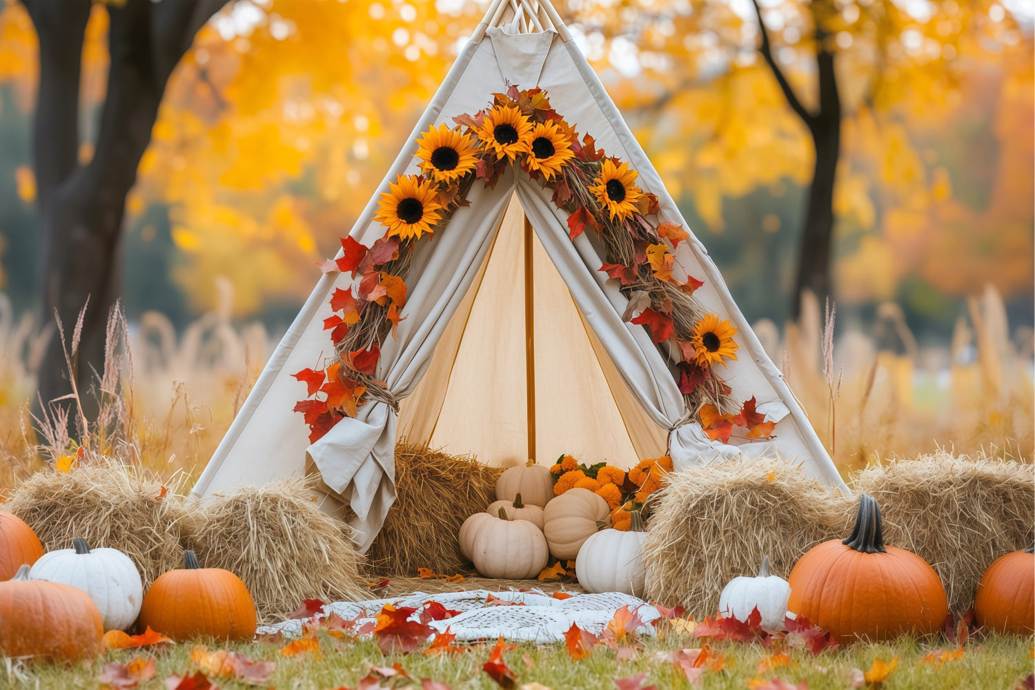 Newborn Photography Backdrops Maple Glow Tent Backdrop UK BRP57-268