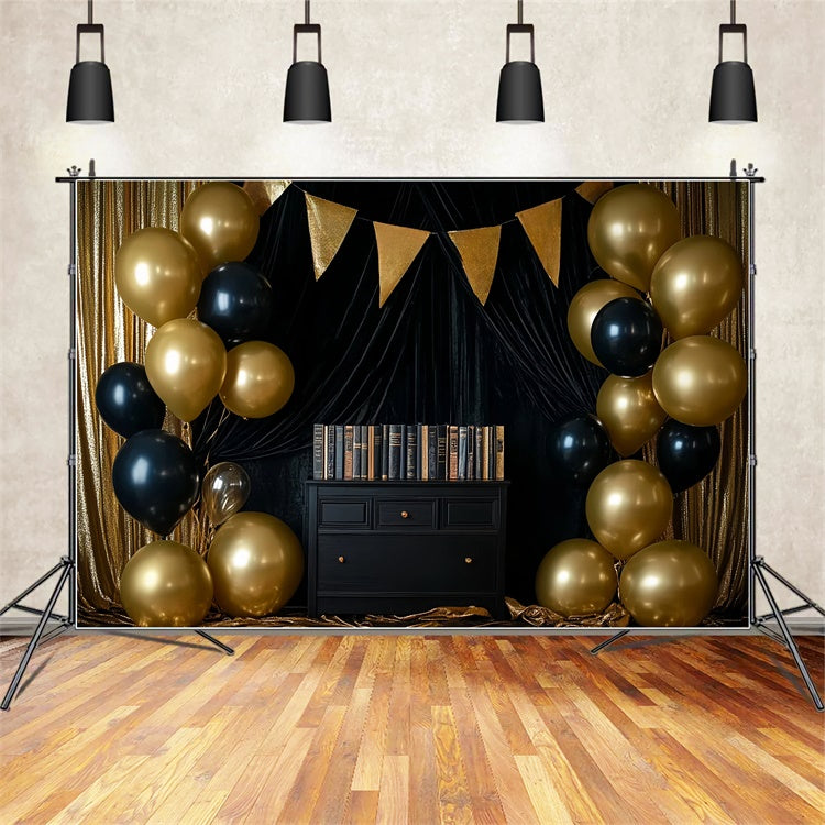 Back To School Photo Backdrop Elegant Academia Backdrop UK BRP57-27