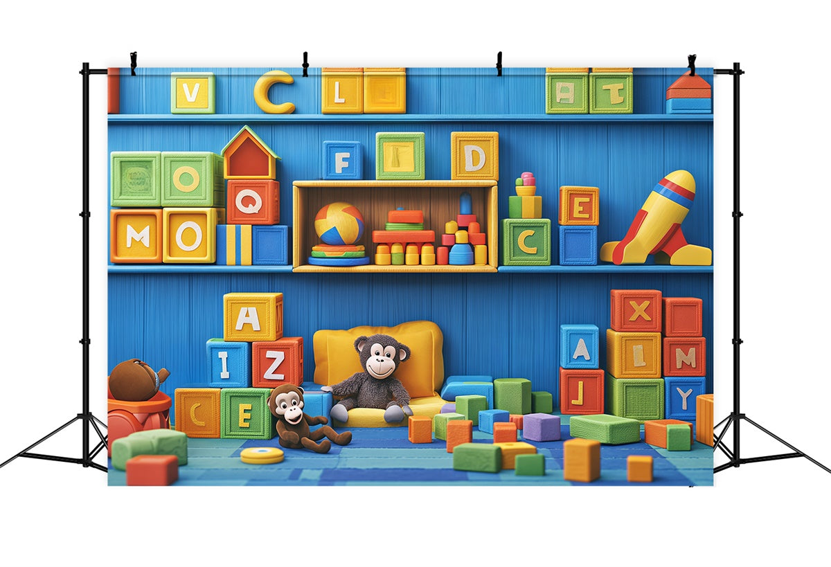 Newborn Backdrop Rainbow Letters Room Cute Backdrop UK BRP57-283