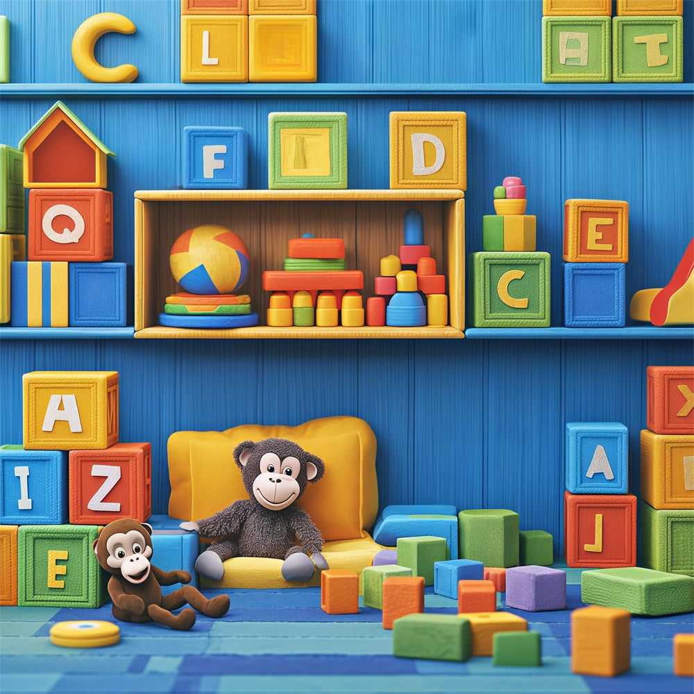 Newborn Backdrop Rainbow Letters Room Cute Backdrop UK BRP57-283