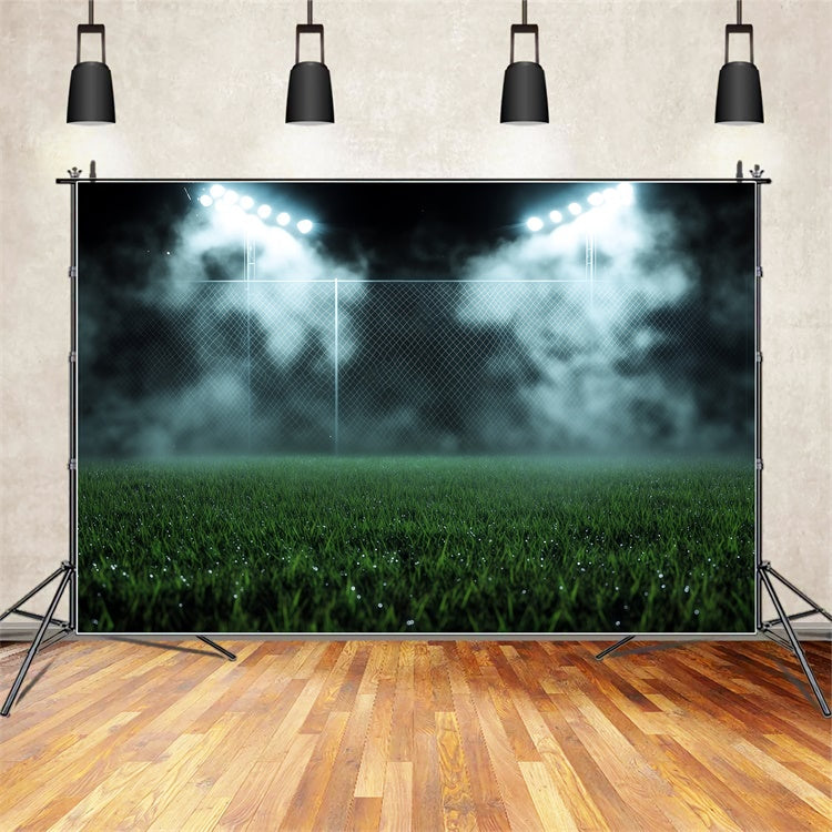 Sports Theme Backdrop Mist Field Arena Backdrop UK BRP57-293