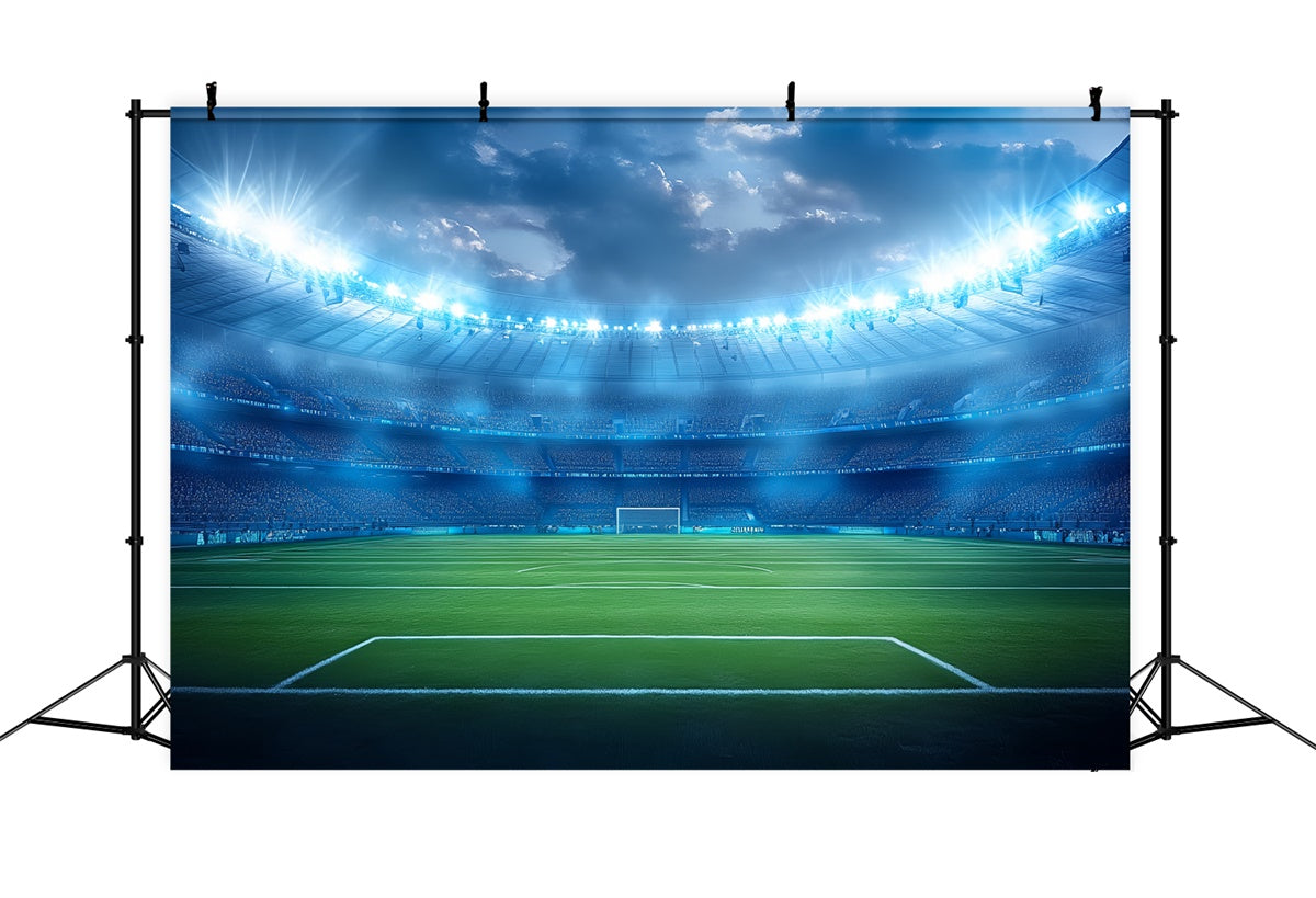 Soccer Field Backdrop Grand Stadium Glory Backdrop UK BRP57-295