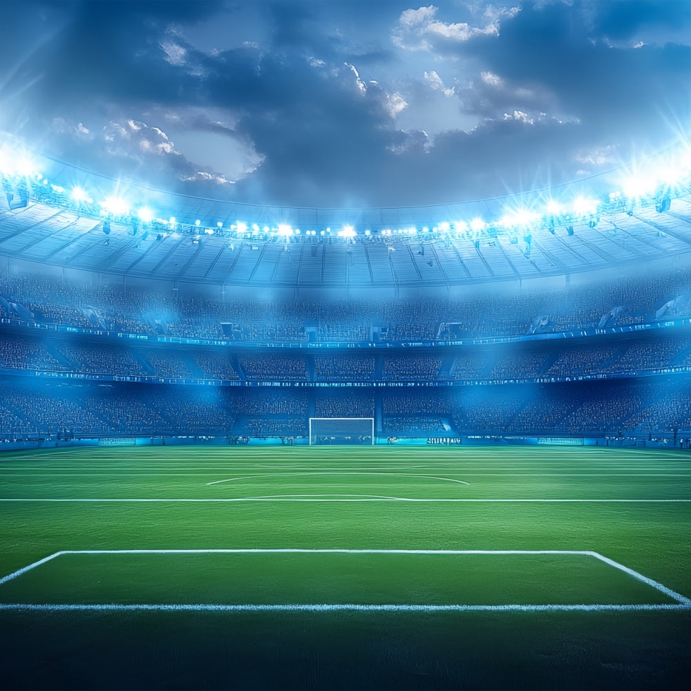 Soccer Field Backdrop Grand Stadium Glory Backdrop UK BRP57-295
