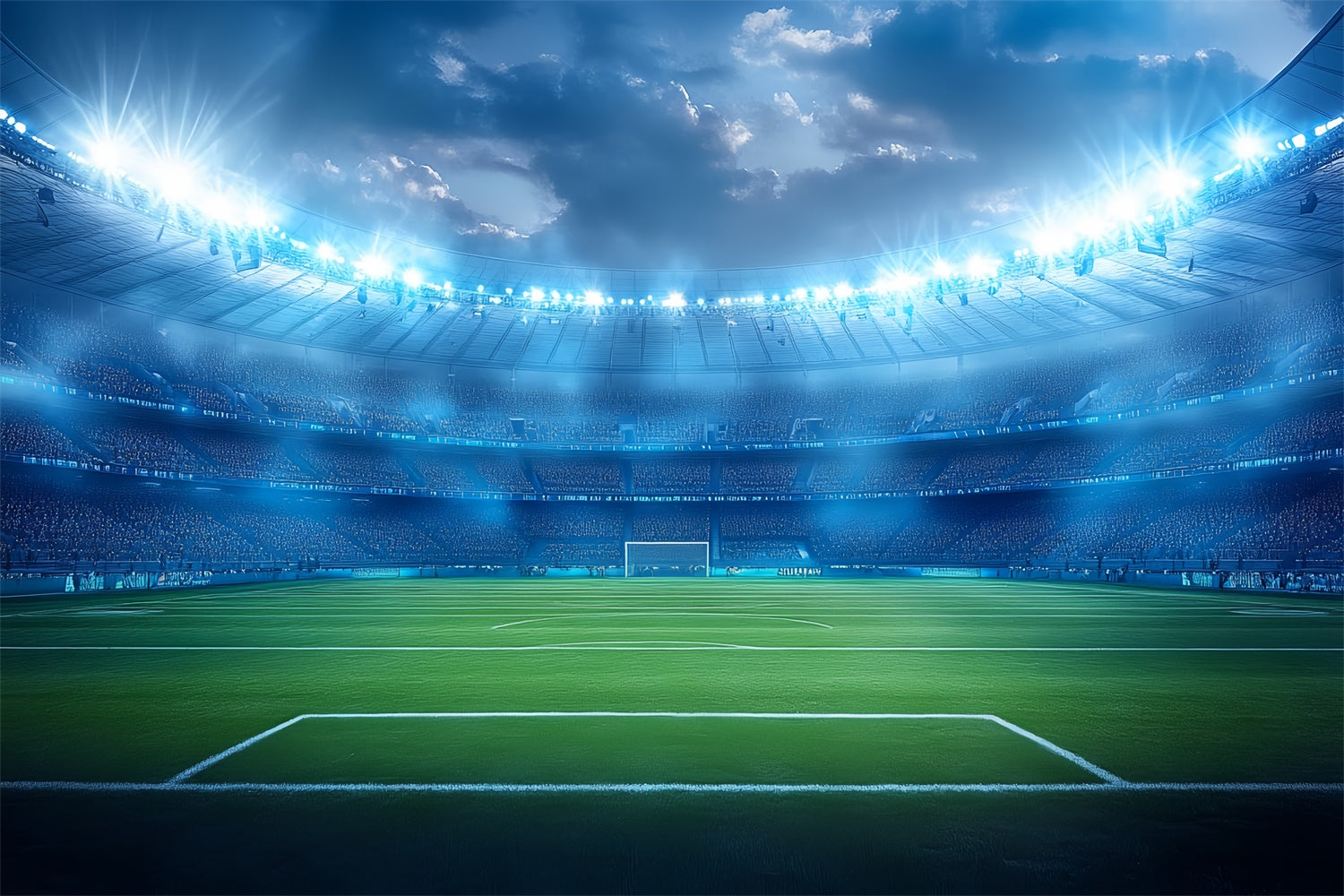 Soccer Field Backdrop Grand Stadium Glory Backdrop UK BRP57-295