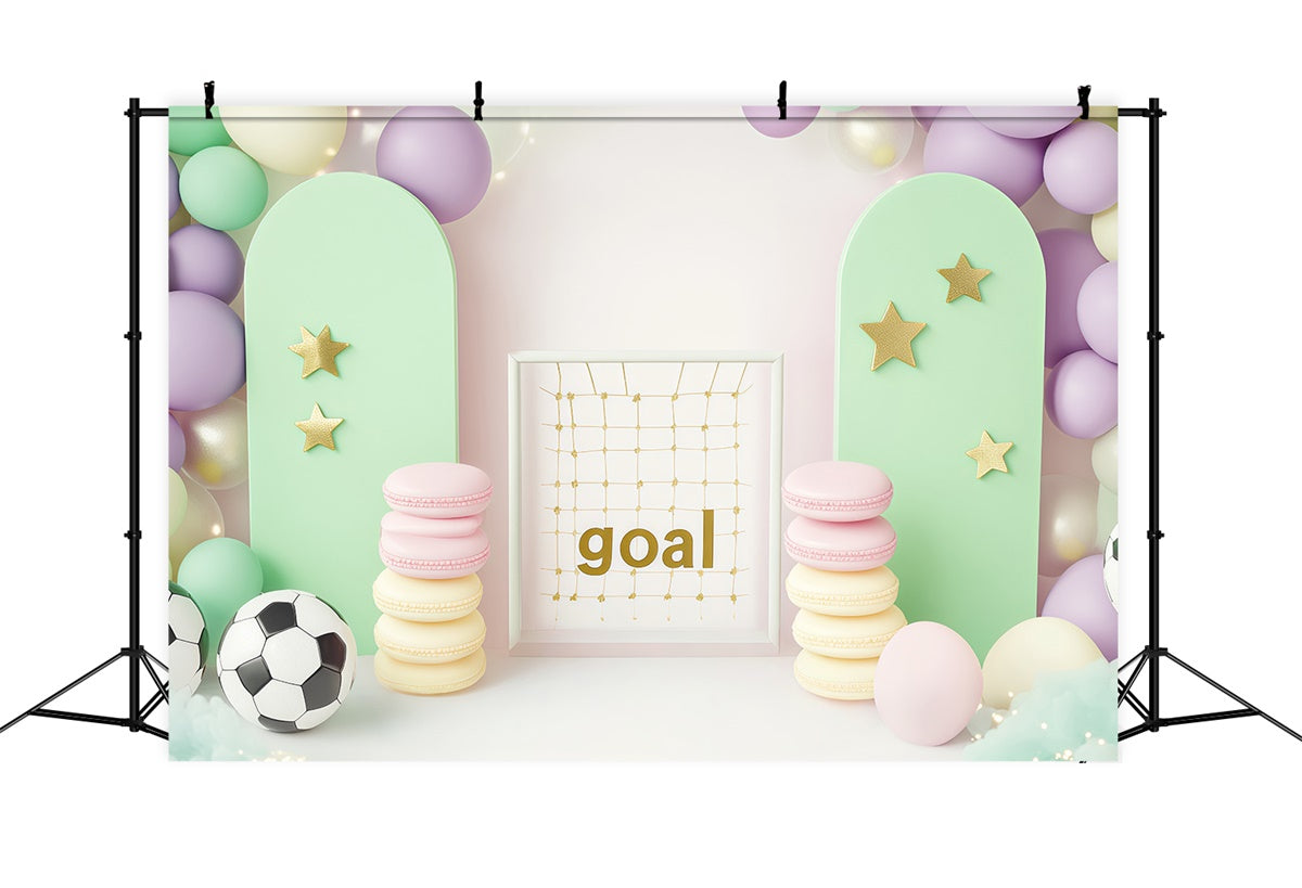 Sports Backdrops Sweet Goal Celebration Backdrop UK BRP57-303