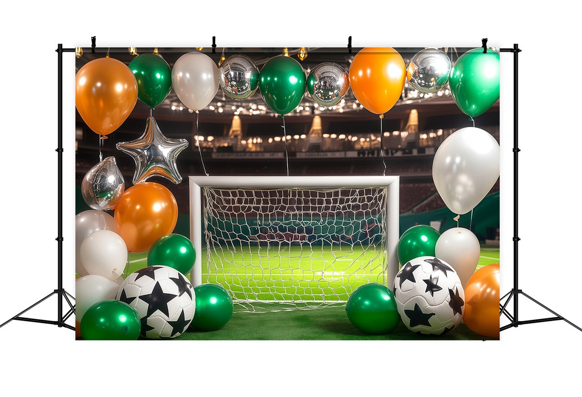 Sports Theme Backdrop Sparkle Stadium Party Backdrop UK BRP57-307