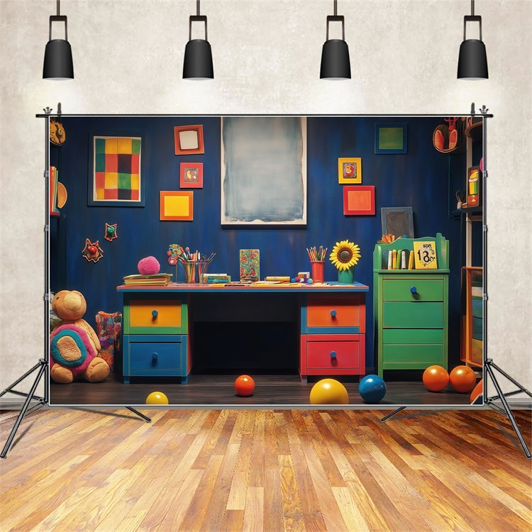 Back To School Backdrops Whimsy Learning Zone Backdrop UK BRP57-32