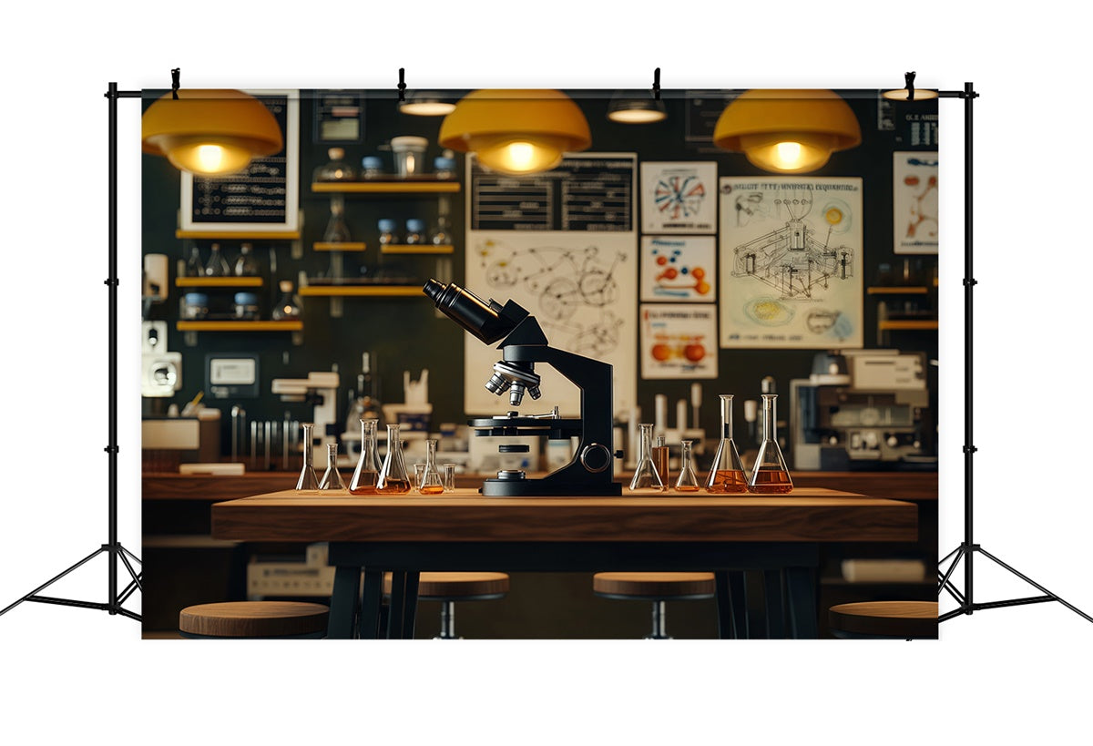 Chemistry Backdrop Science Lab Exploration Backdrop UK BRP57-33