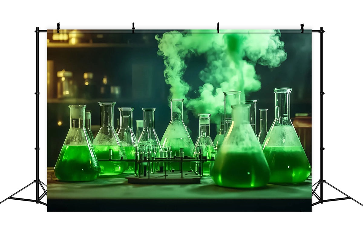 Chemistry Backdrop Smoky Science Scene Backdrop UK BRP57-41