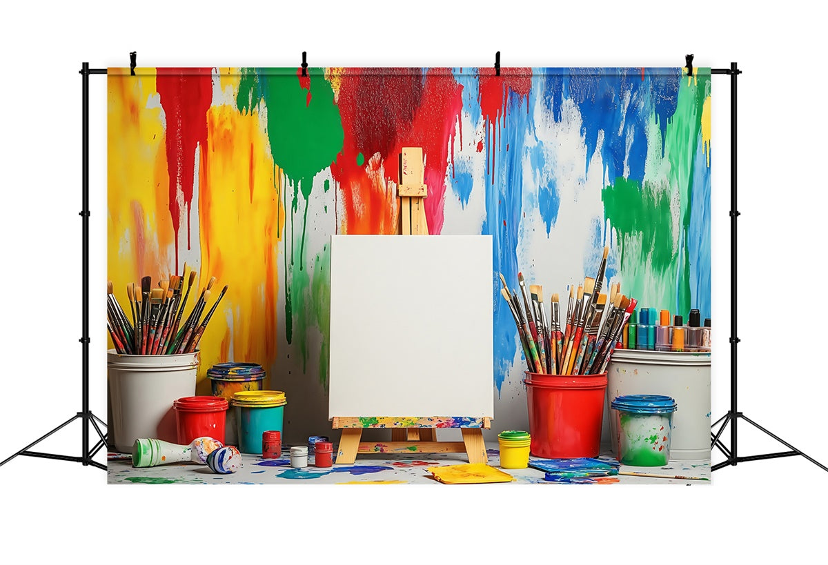 School Picture Backdrop Creative Canvas Moment Backdrop UK BRP57-51