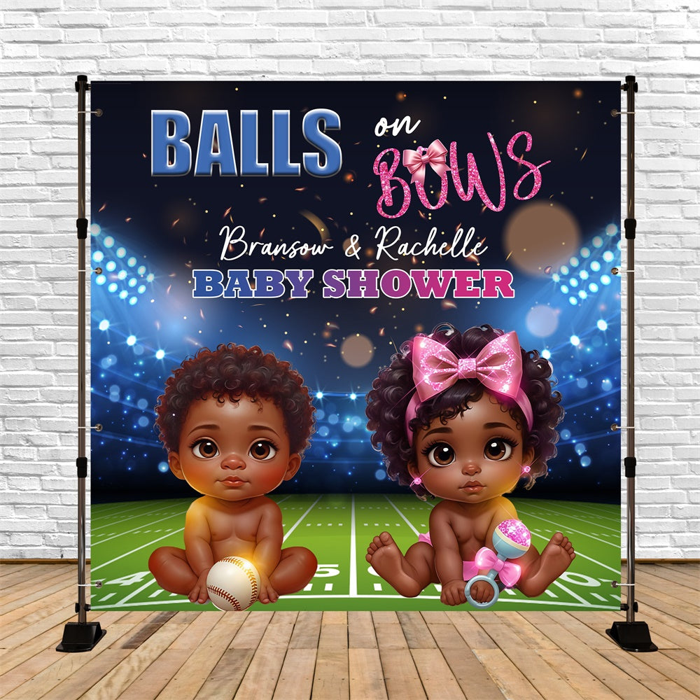 Baby Shower Backdrop Ideas Sports Sparkles Custom Backdrop UK BRP6-12