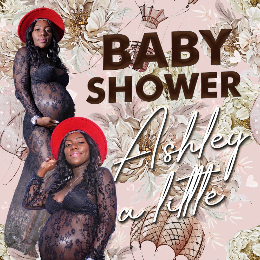 Backdrops For Baby Shower Hot Air Floral Customized Backdrop UK BRP6-14