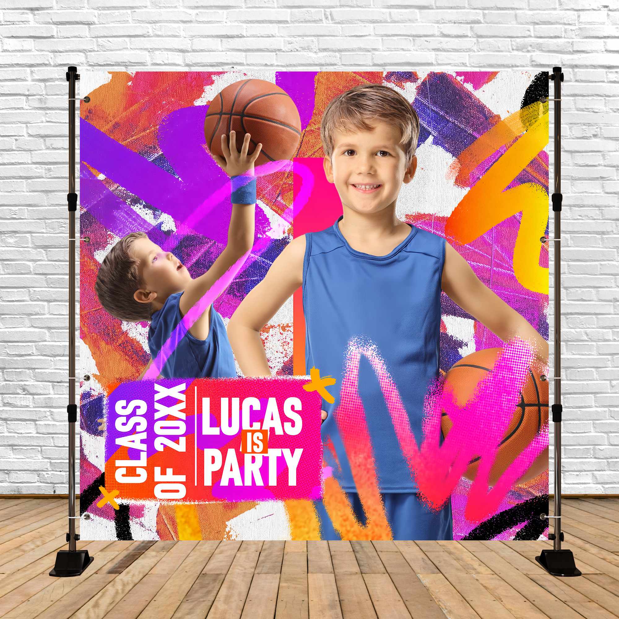 Preschool Graduation Backdrop Pop Sports Customized Party Graduation Backdrop UK BRP6-189