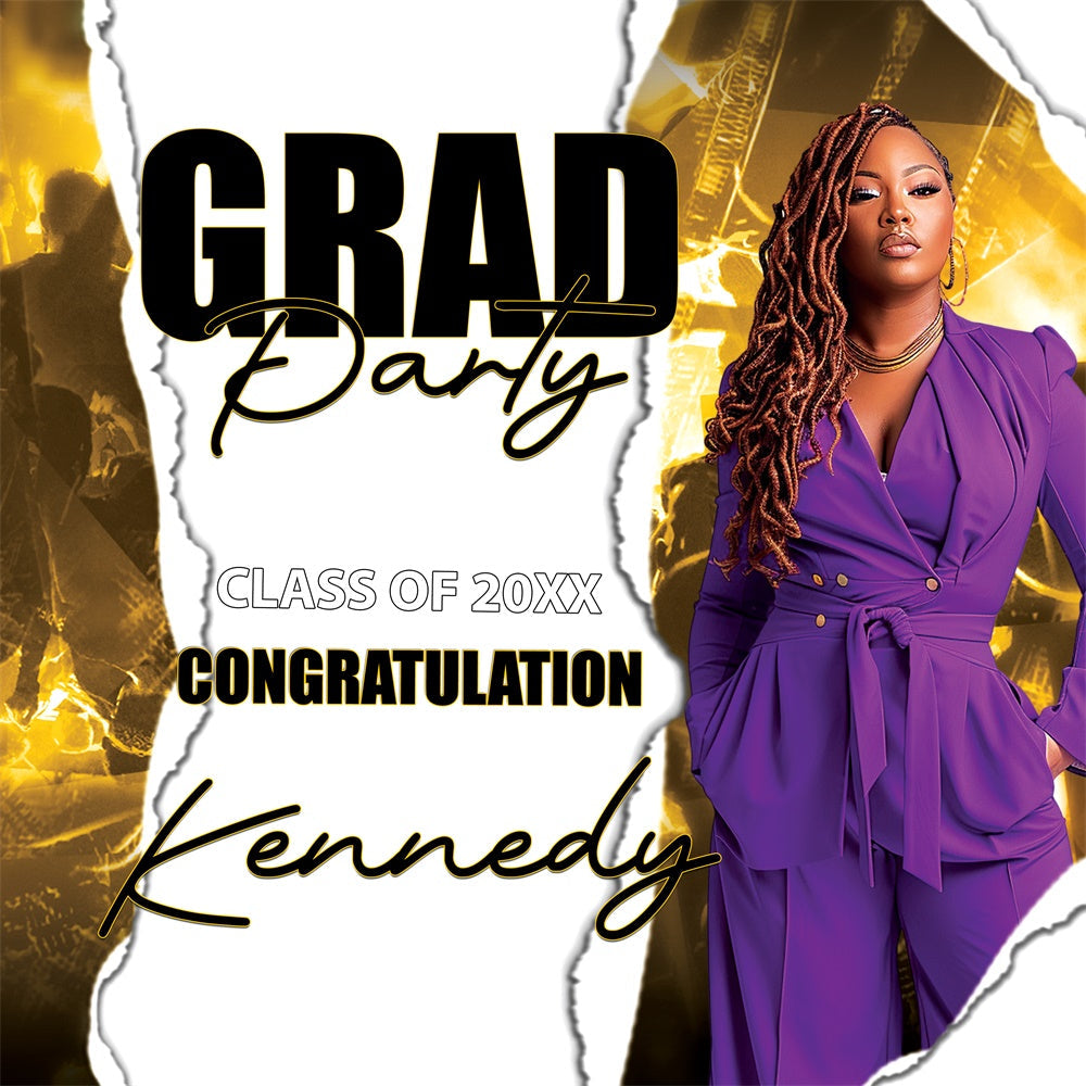 Graduation Photo Backdrop Urban Luxe Customized Party Graduation Backdrop UK BRP6-201