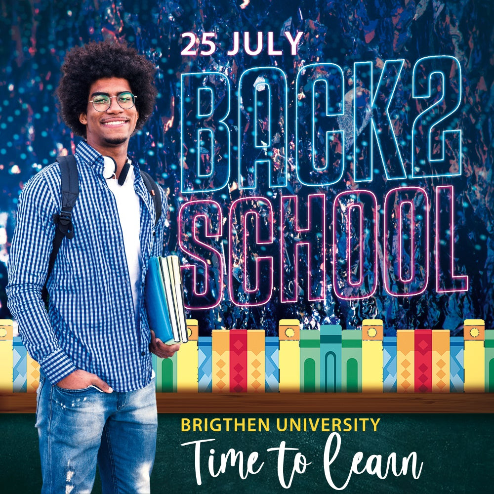 School Photo Backdrops College Comeback Glow Customized Backdrop UK BRP6-33