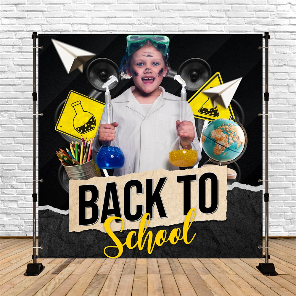 Back To School Backdrop Science Star Chemistry Customized Backdrop UK BRP6-35