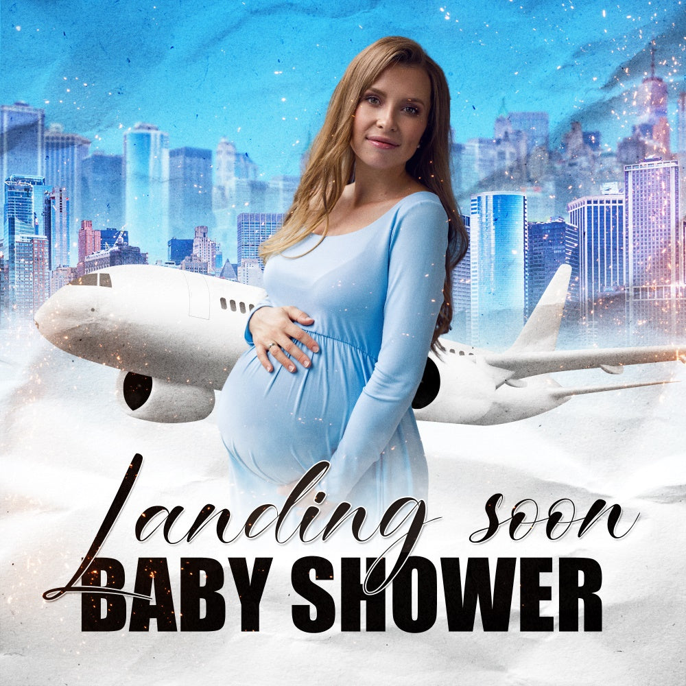 Backdrops For Baby Shower Cloud Journey Customized Backdrop UK BRP6-6