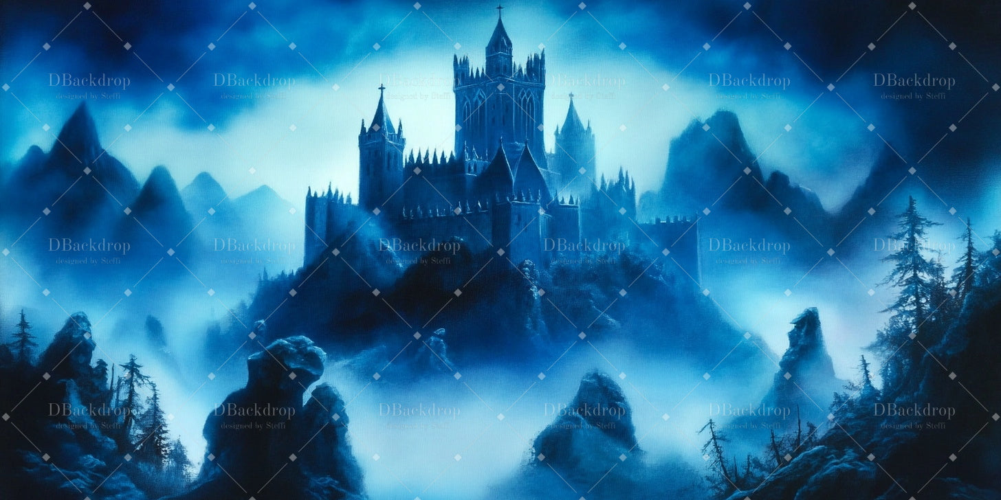 School Play Backdrops Beast Castle Stage Backdrop Ideas UK CSH59-T24