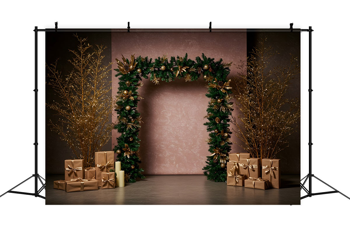 Christmas Backdrops Sale Minimal Festive Arch Gift Backdrop UK By Magali