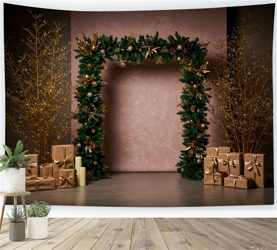Christmas Backdrops Sale Minimal Festive Arch Gift Backdrop UK By Magali
