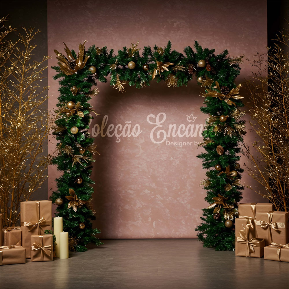 Christmas Backdrops Sale Minimal Festive Arch Gift Backdrop UK By Magali