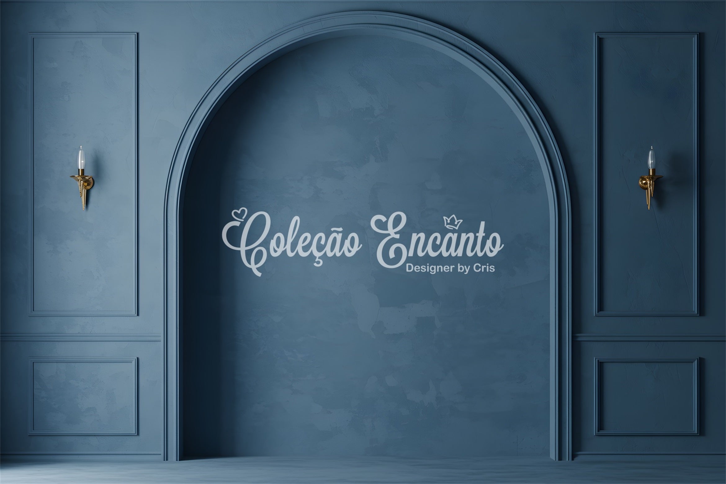 Backdrop For Mothers Day Blue Vintage Wall Archway Backdrops For Mother's Day UK By Magali