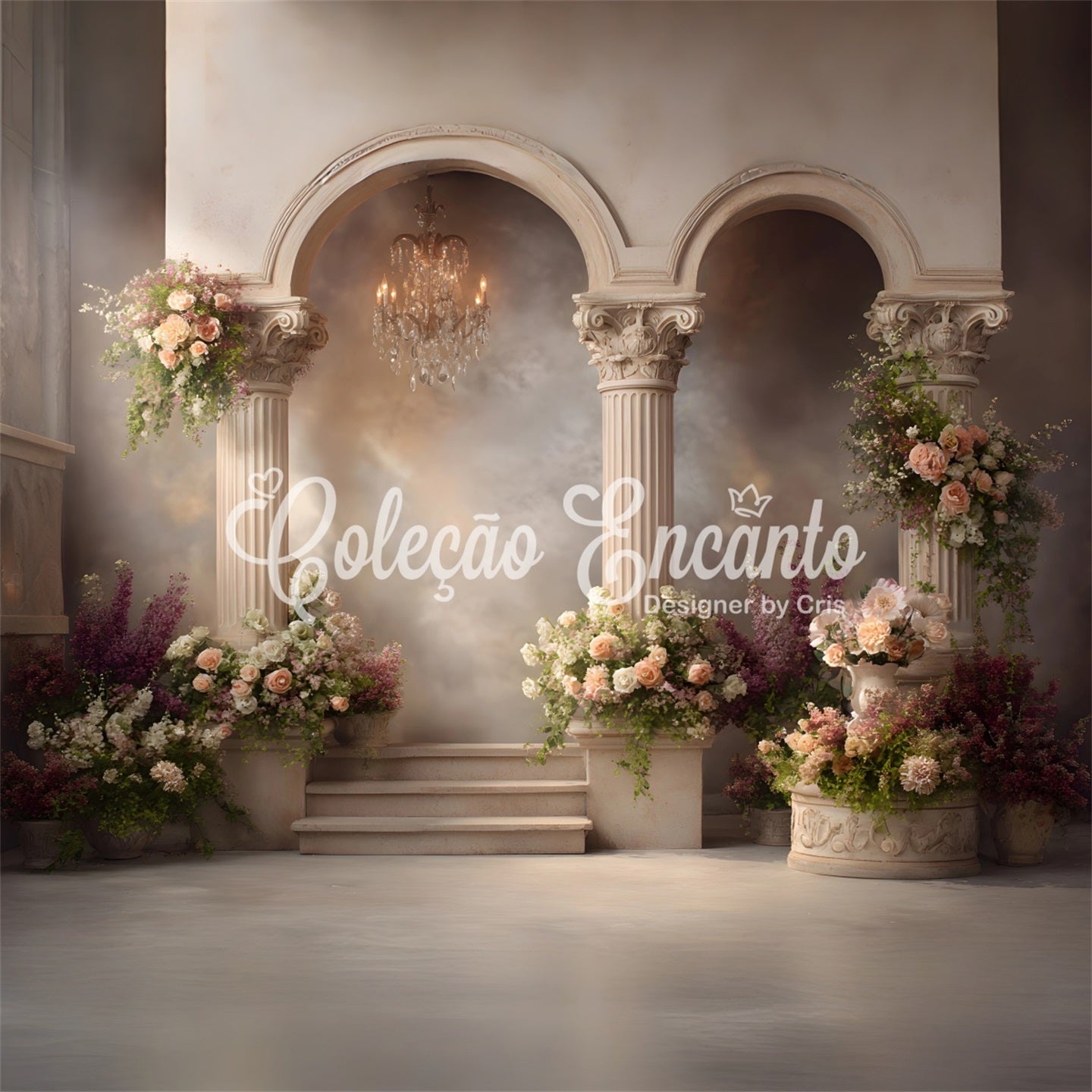 Mother's Day Backdrop Ideas Classical Stone Columns Floral Mothers Day Backdrop Ideas UK By Magali
