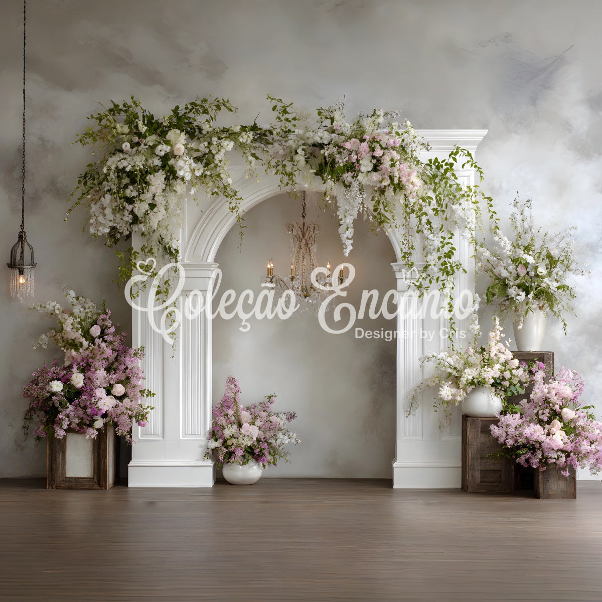 Mothers Day Backdrops Elegant Floral Archway Design Backdrop Mothers Day UK By Magali