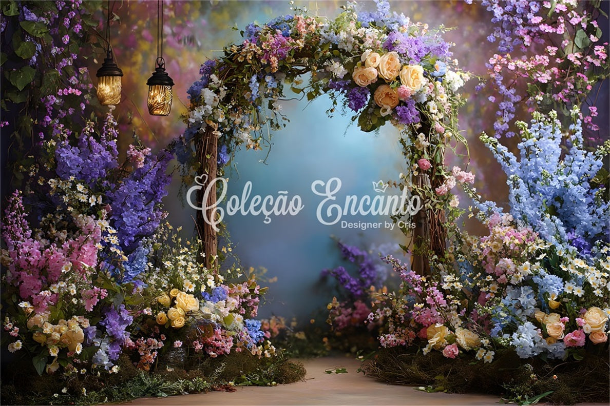 Mother's Day Backdrop Ideas Soft Pastel Floral Archway Mother's Day Backdrop Design UK By Magali
